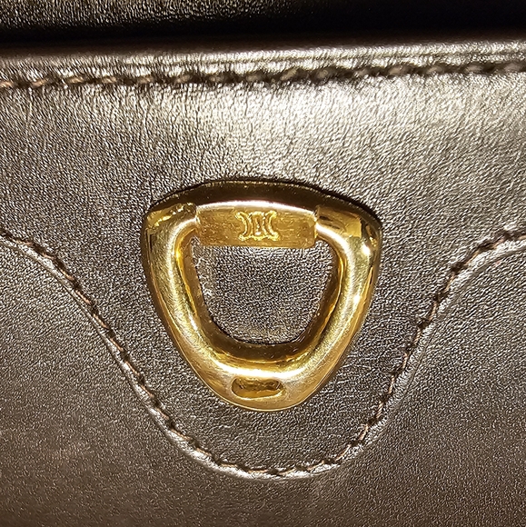 Celine Compact Wallet Brown Leather Authentic - Picture 9 of 14